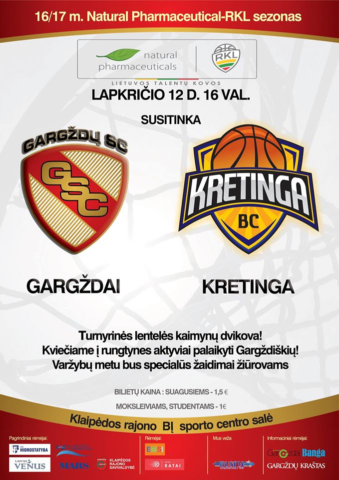 Regionų krepšinio lygos varžybos