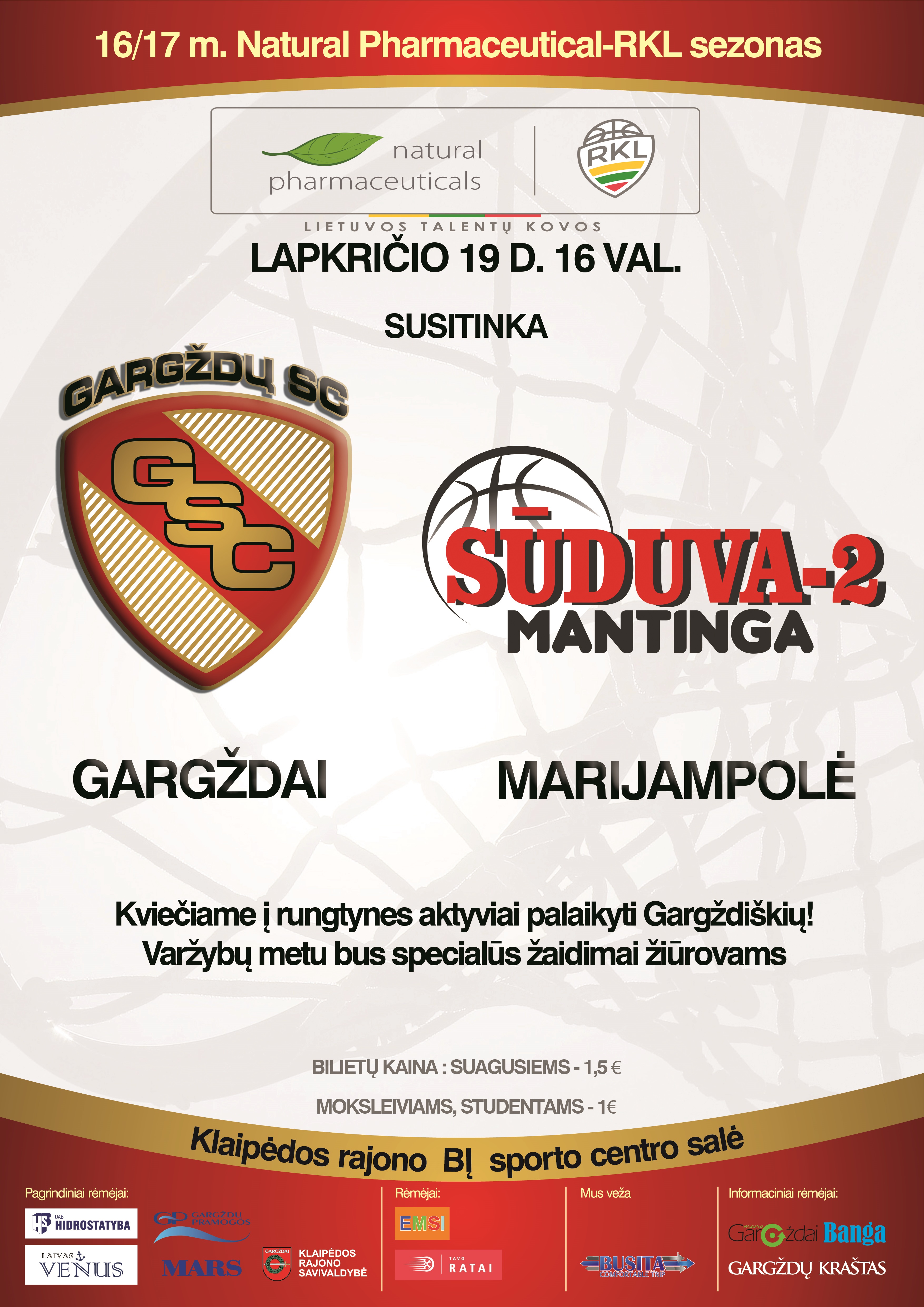 Regionų krepšinio lygos varžybos