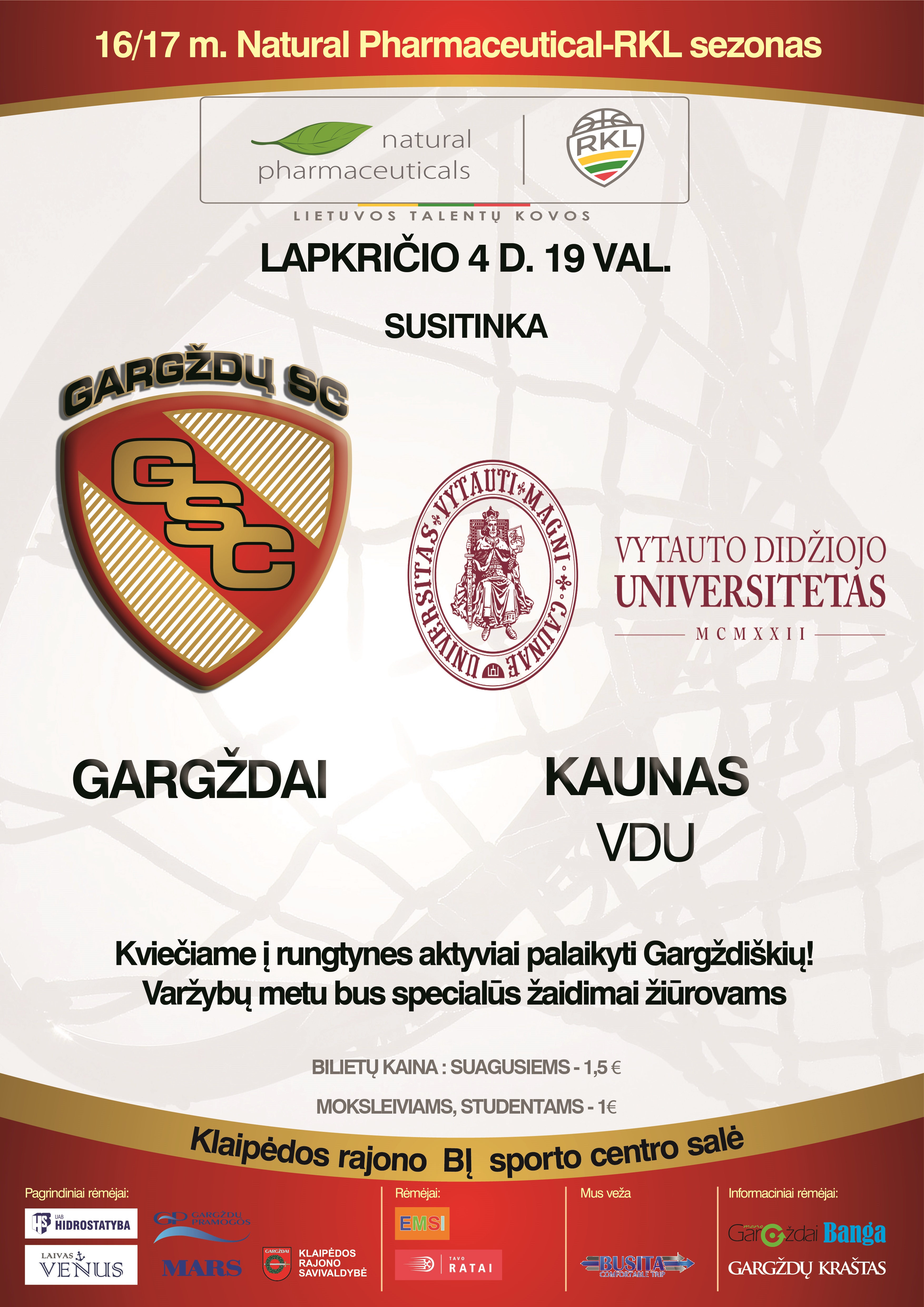 Regionų krepšinio lygos varžybos