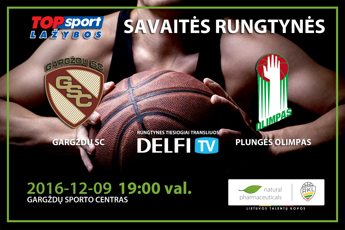 Gargždų SC vs Plungės „Olimpas – jau šį penktadienį