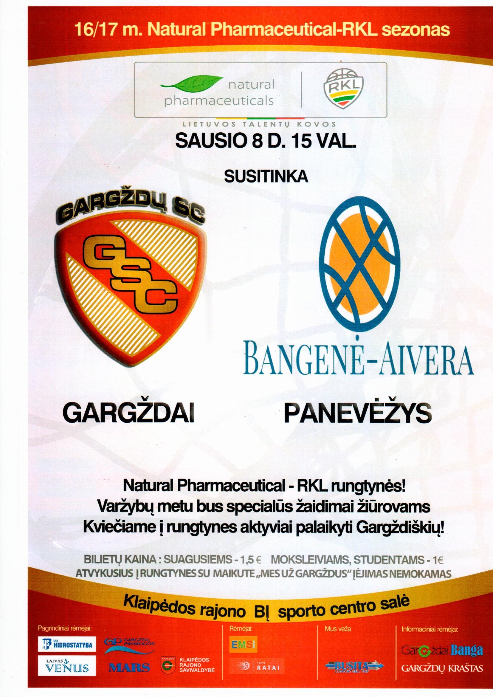 Gargždų SC krepšininkai sieks revanšo