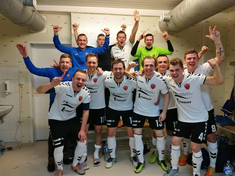„Gargždų pramogos SC“ metus užbaigė „Betsafe-Futsal A lygos“ pirmoje vietoje
