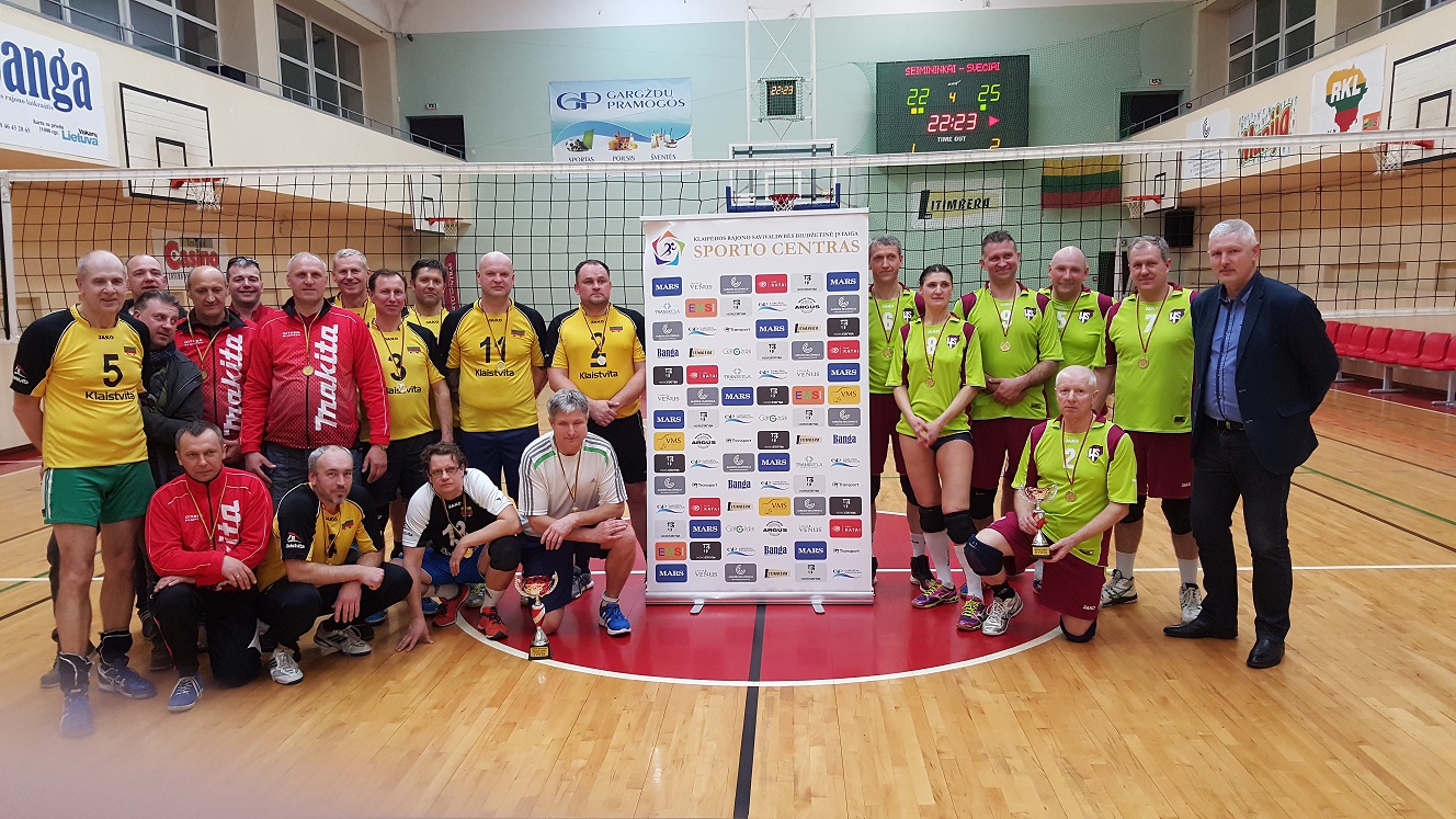 Klaipėdos rajono veteranų tinklinio pirmenybių nugalėtoja – „Morgan“
