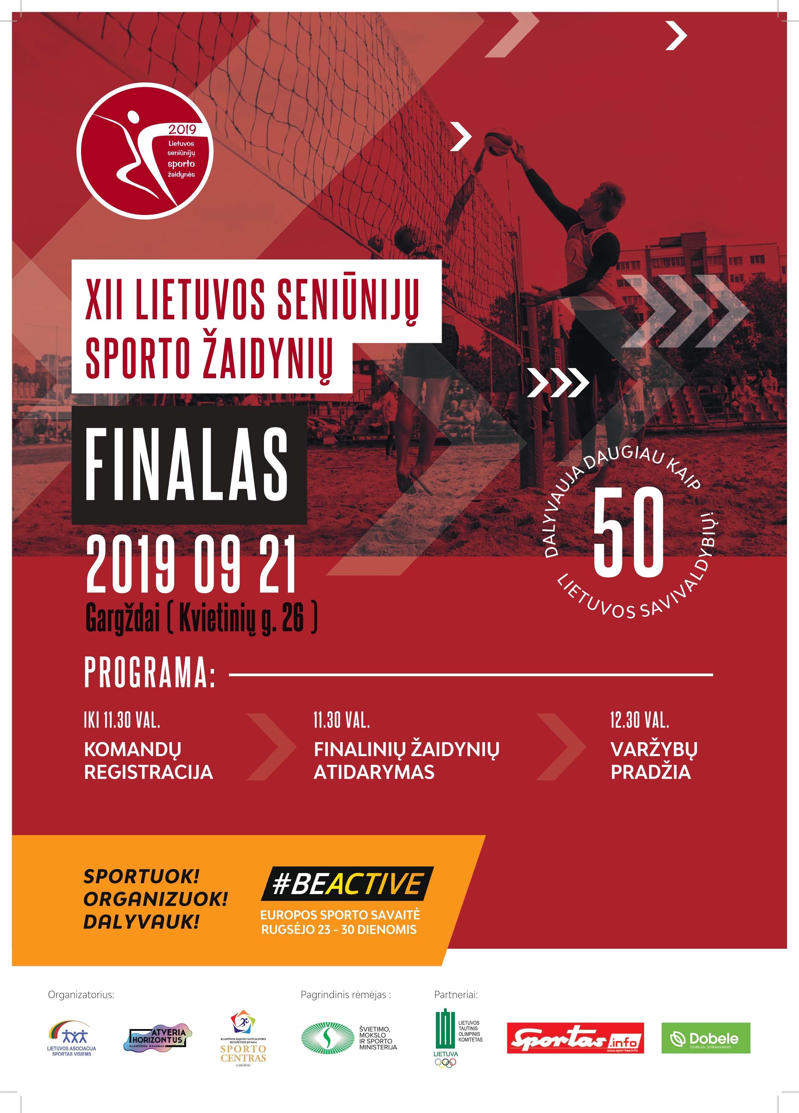 XII-ųjų Lietuvos seniūnijų vasaros sporto žaidynių finalas Gargžduose