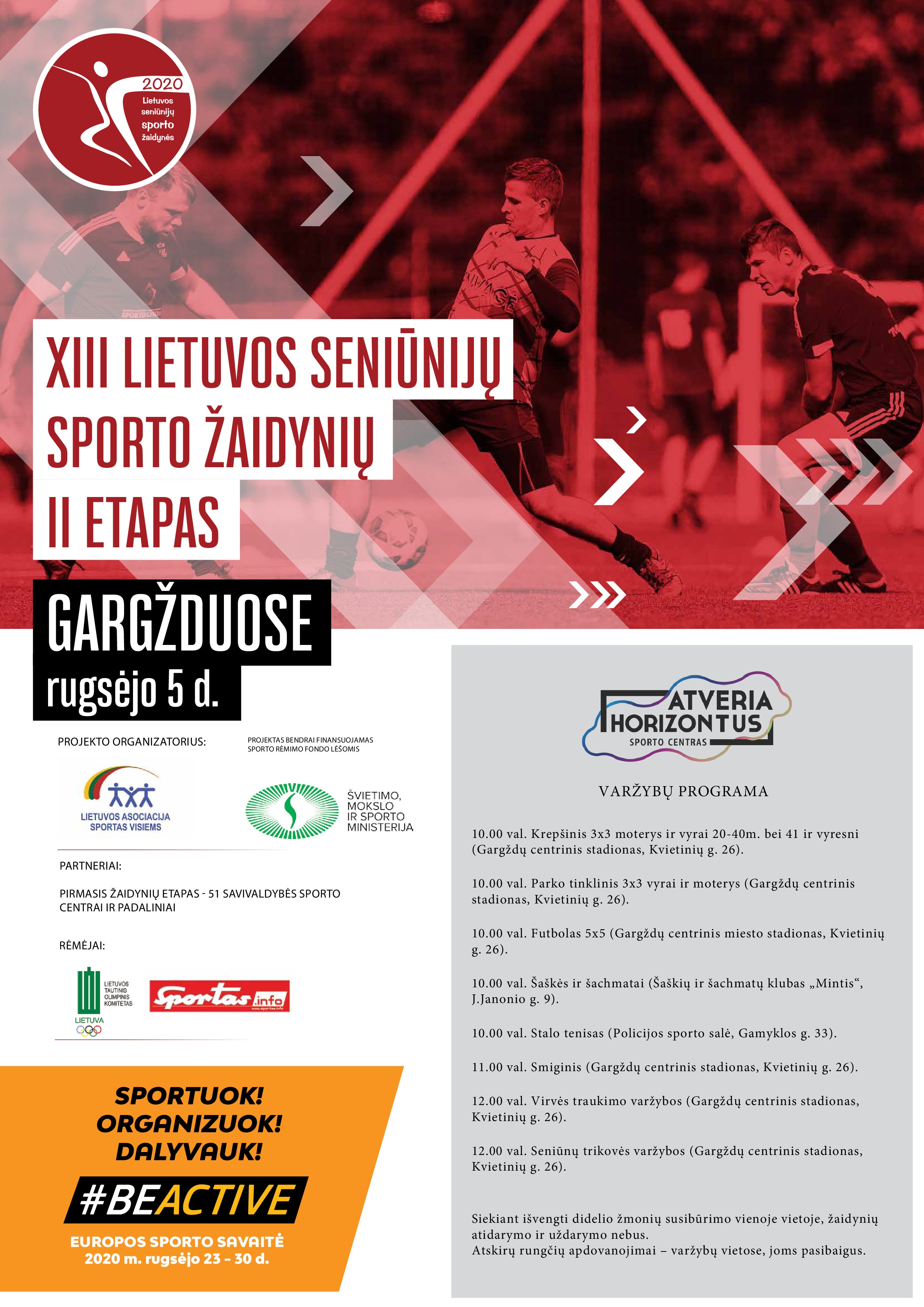 Gargžduose vyks XIII-ųjų Lietuvos seniūnijų vasaros sporto žaidynių II etapas