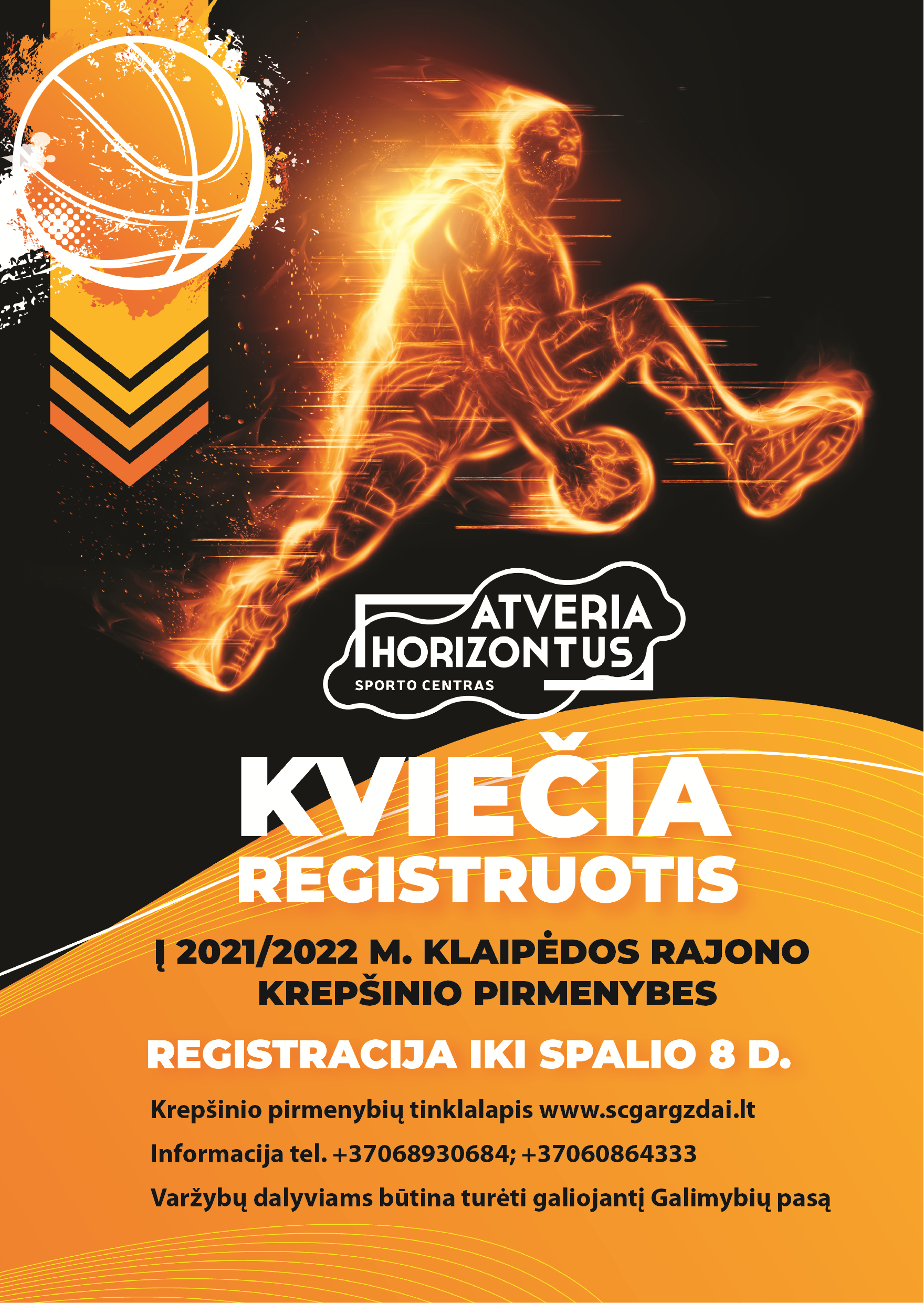 Prasidėjo registracija į 2021/2022 m. Klaipėdos rajono krepšinio pirmenybes