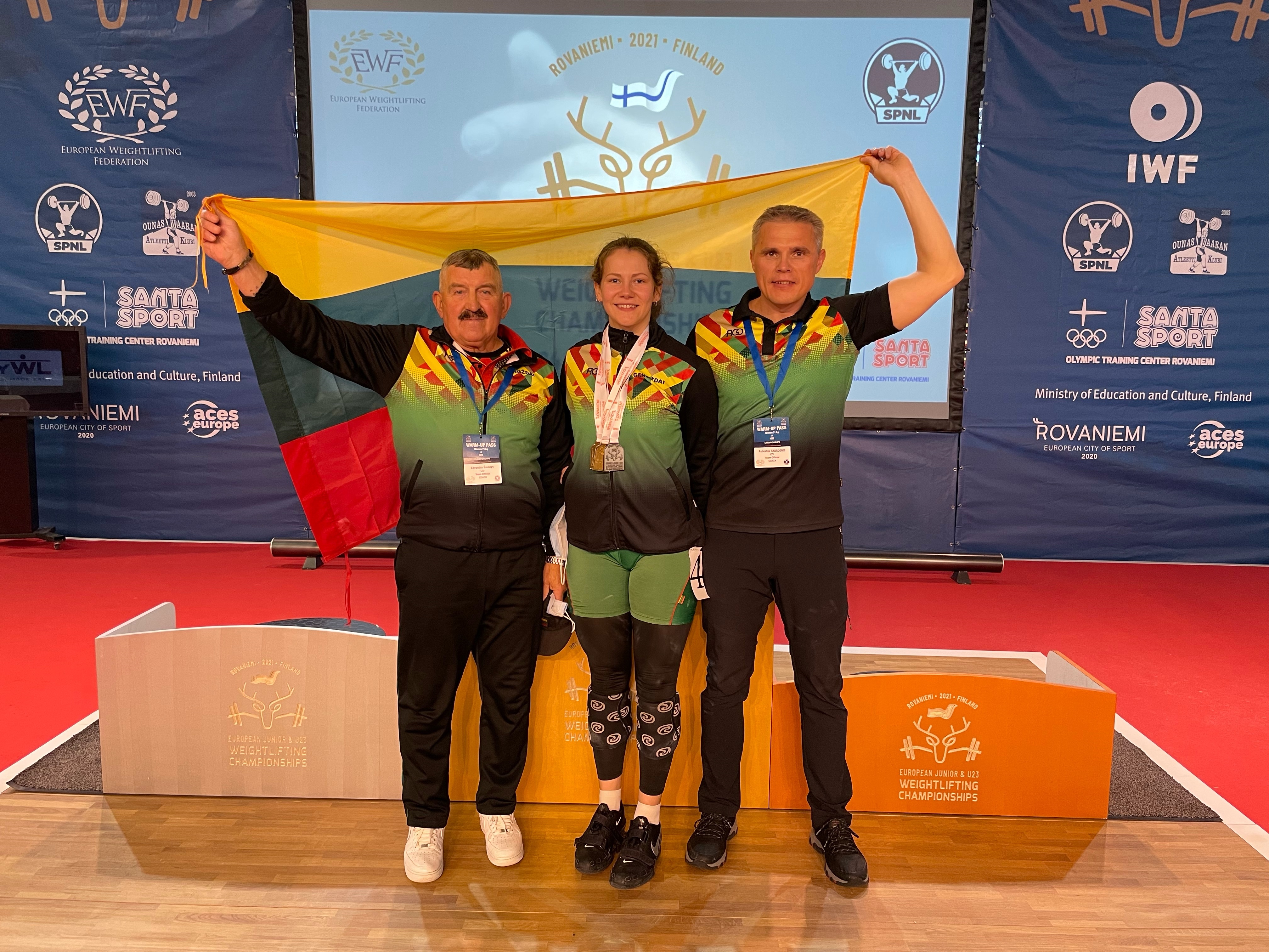Sunkiaatletė Lijana Jakaitė – Europos jaunimo čempionė
