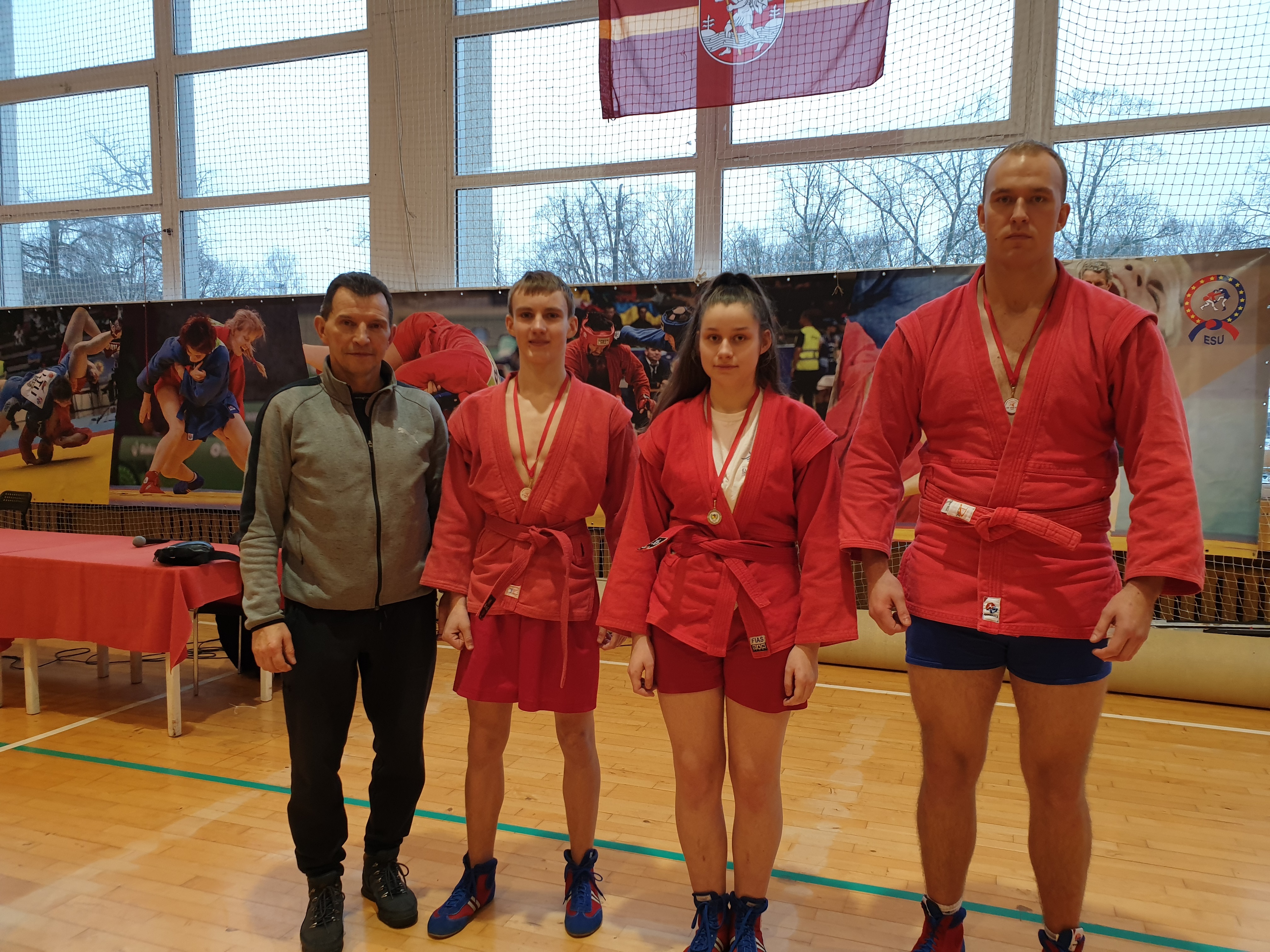Iš Vilniaus sambo čempionato su medaliais